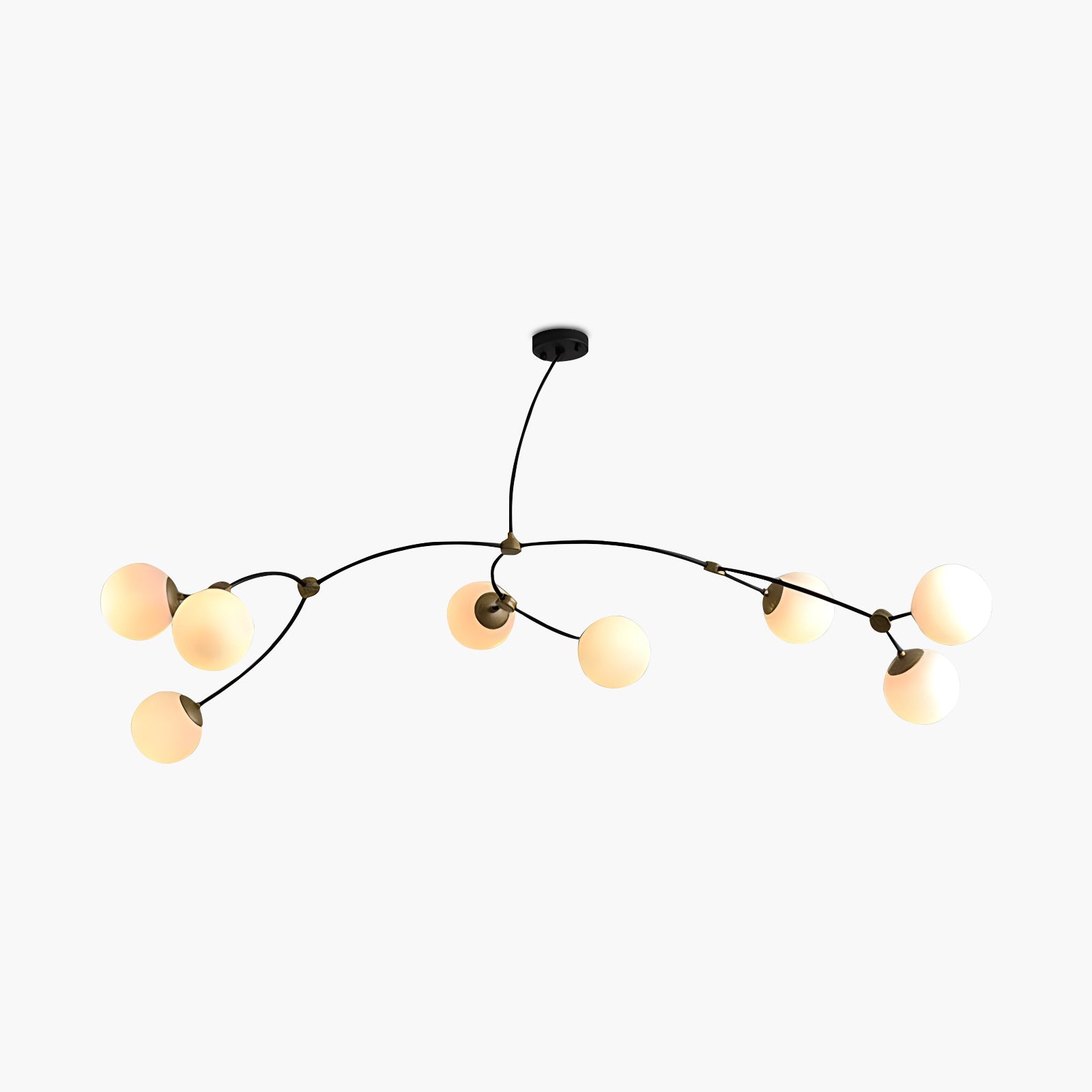 Minimalist Metal Chandelier