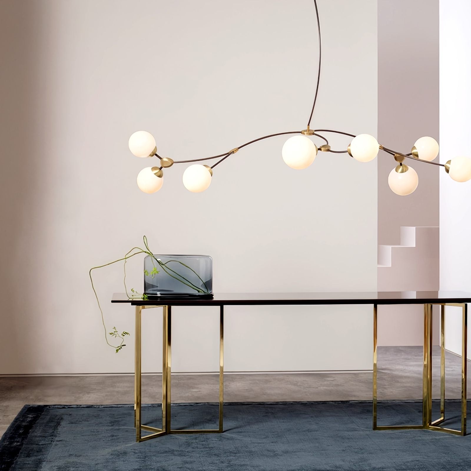 Minimalist Metal Chandelier