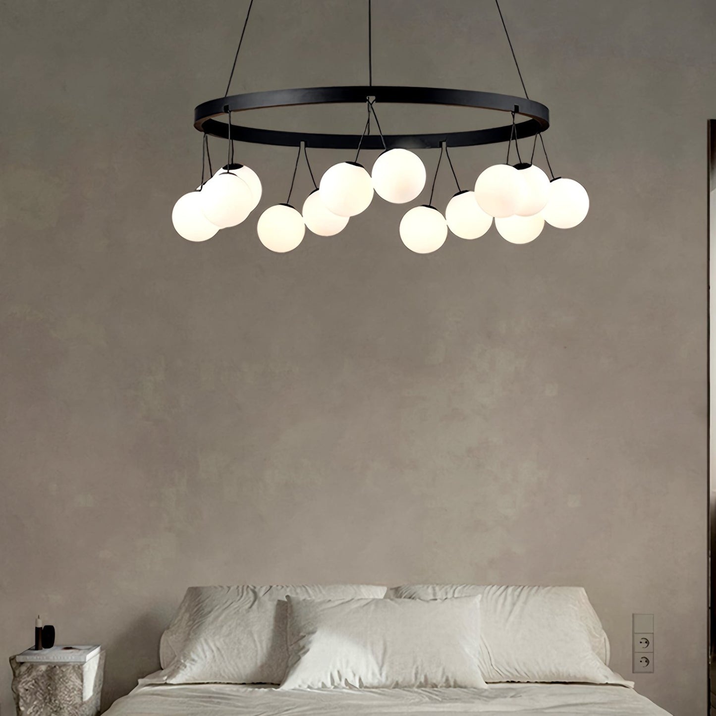 Antizer Valentina Nordic LED Glass Ball Chandelier