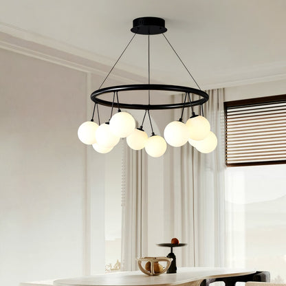 Antizer Valentina Nordic LED Glass Ball Chandelier