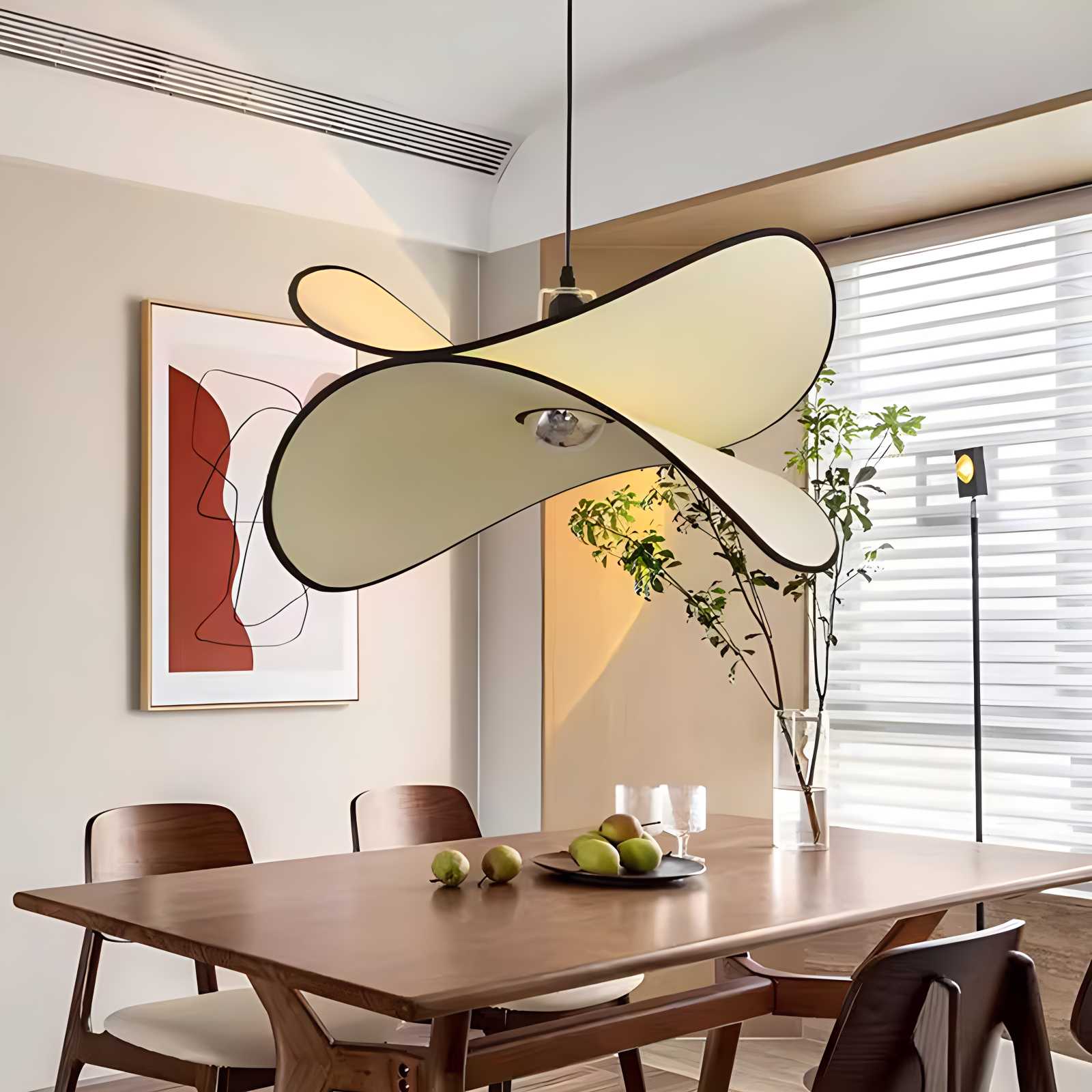Antizer French Fabric Potato Chip Pendant Light for Dining Room