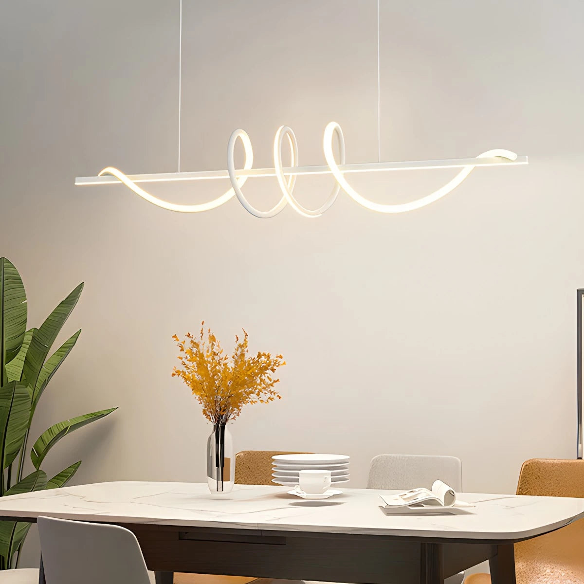 Wave Linear Chandelier