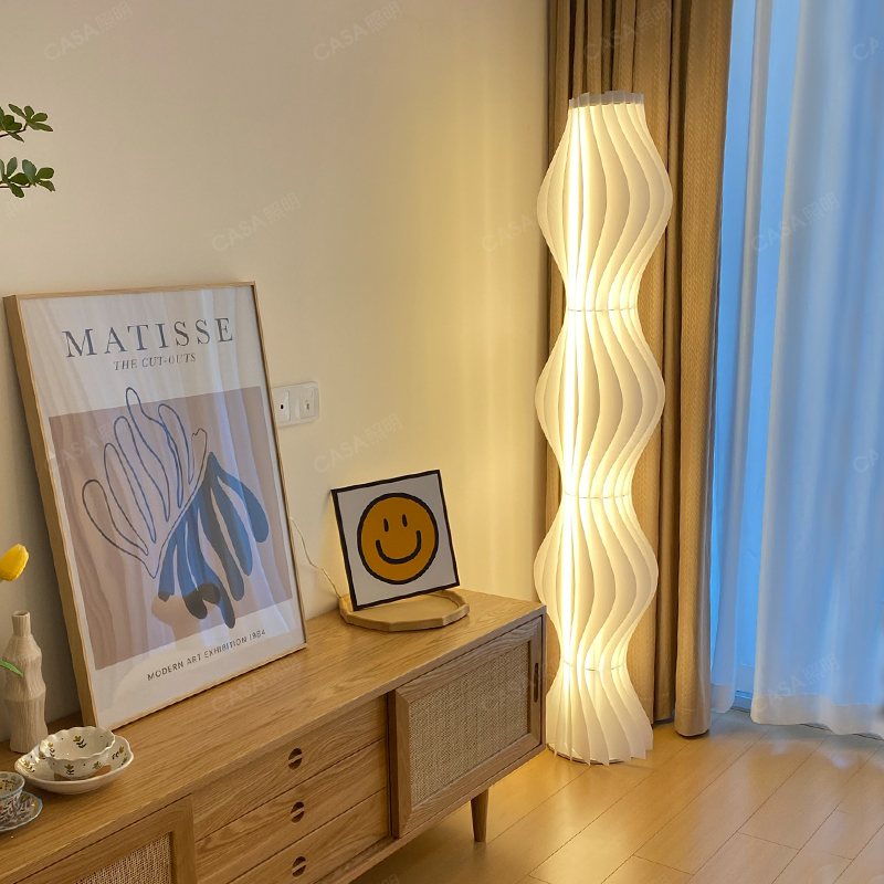 Wave Column Floor Lamp