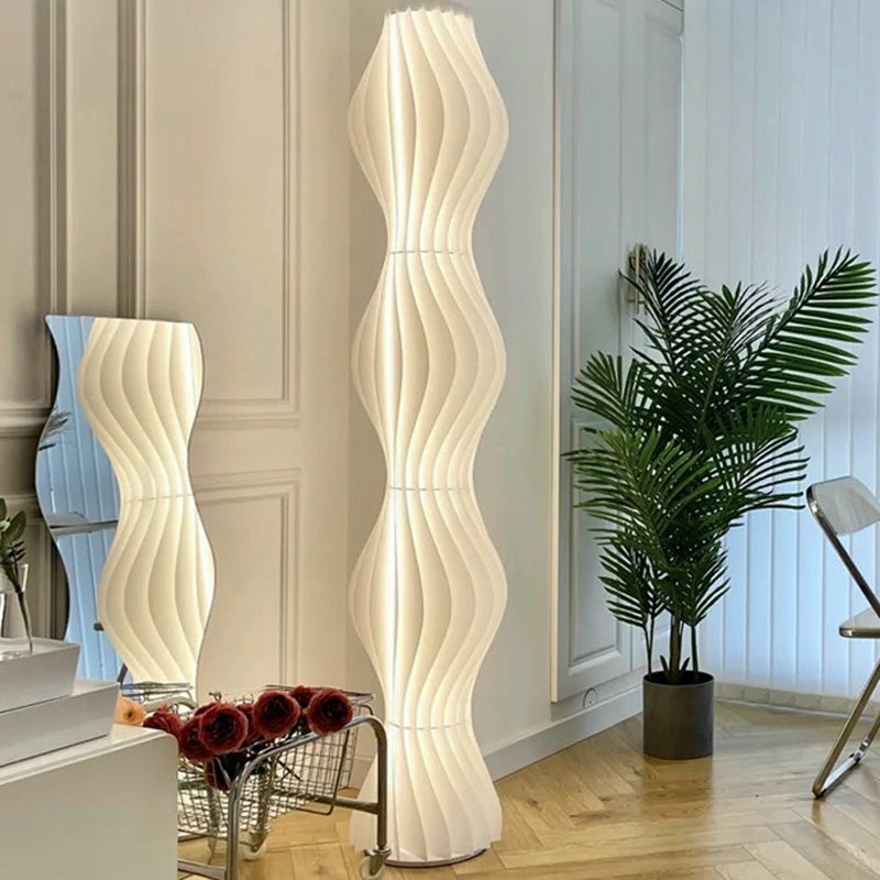 Wave Column Floor Lamp