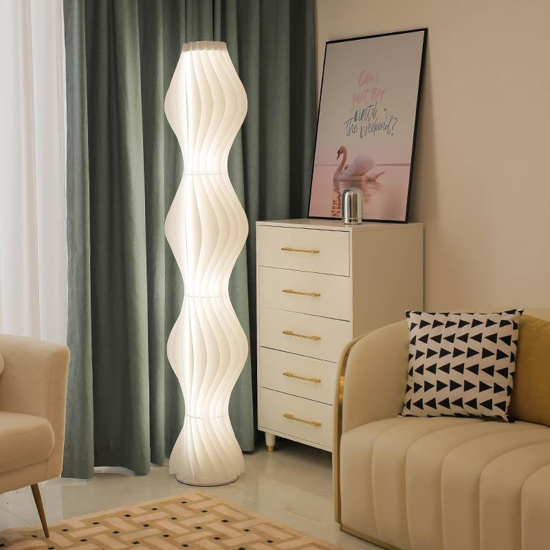 Wave Column Floor Lamp