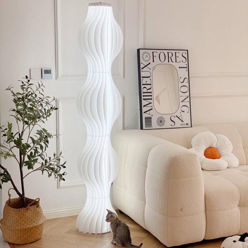 Wave Column Floor Lamp