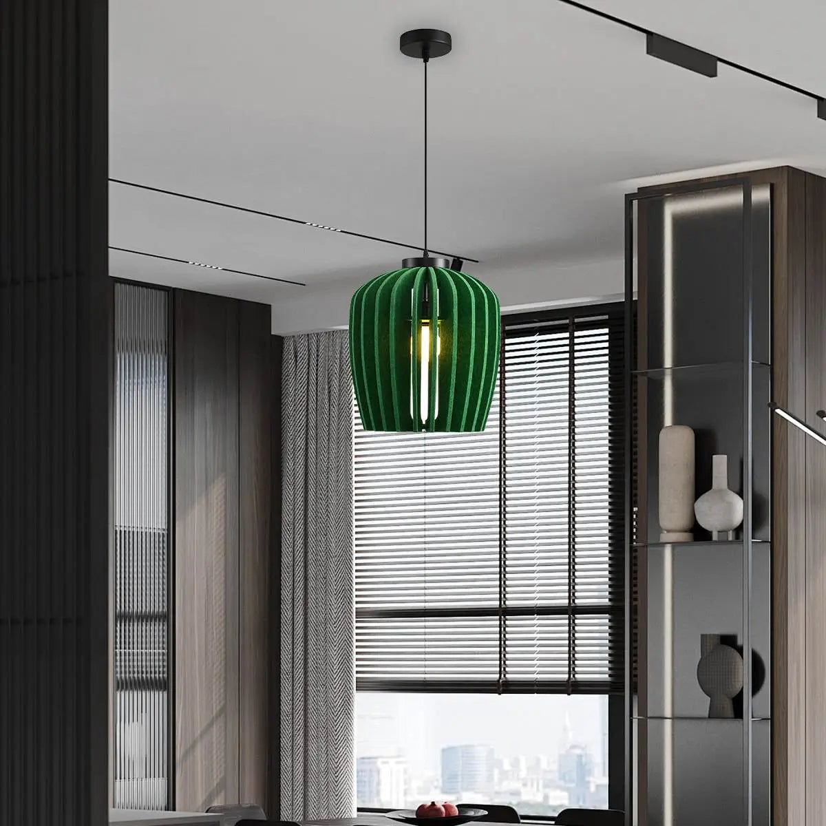 Antizer Wine Jar Shape Acoustic Pendant Light