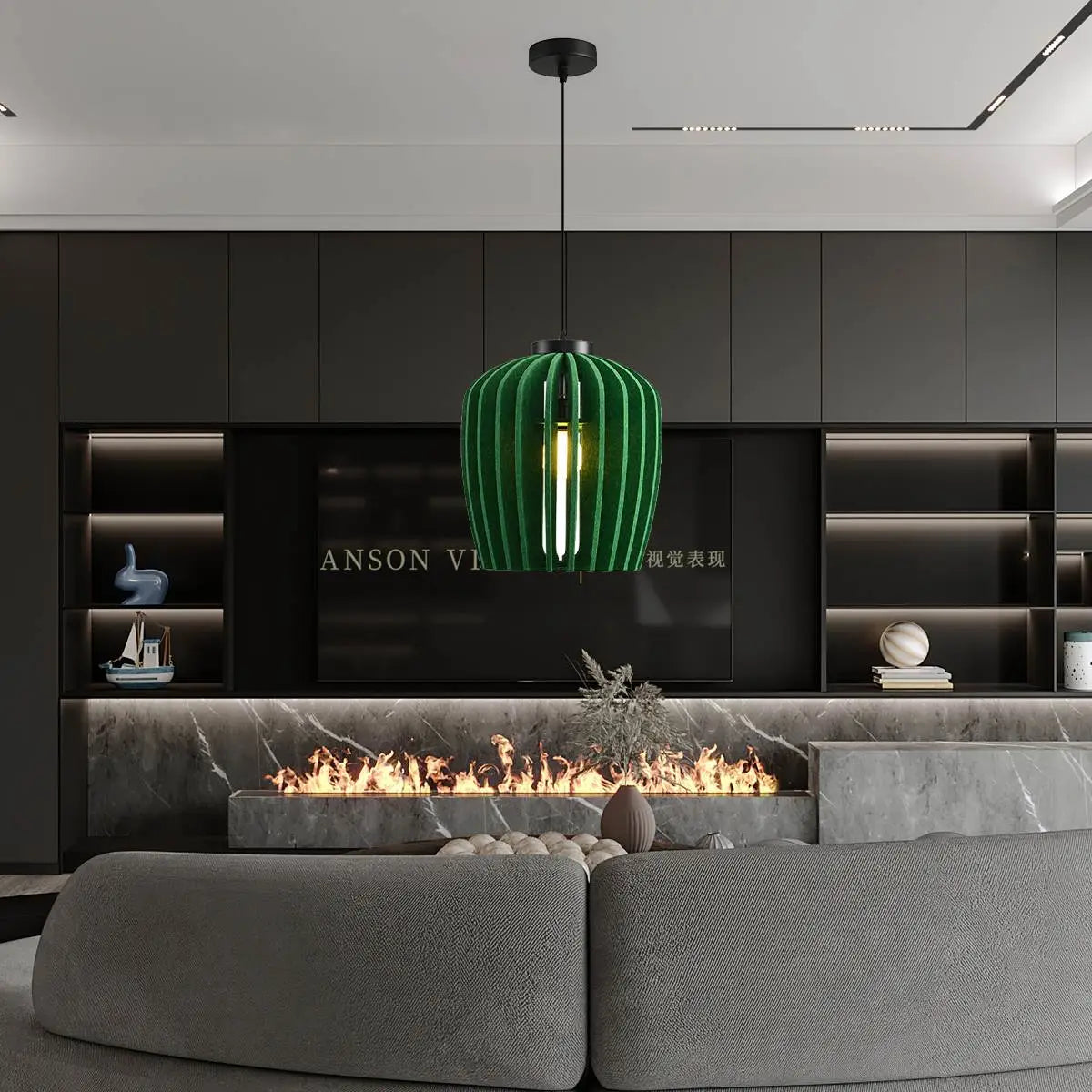 Antizer Wine Jar Shape Acoustic Pendant Light