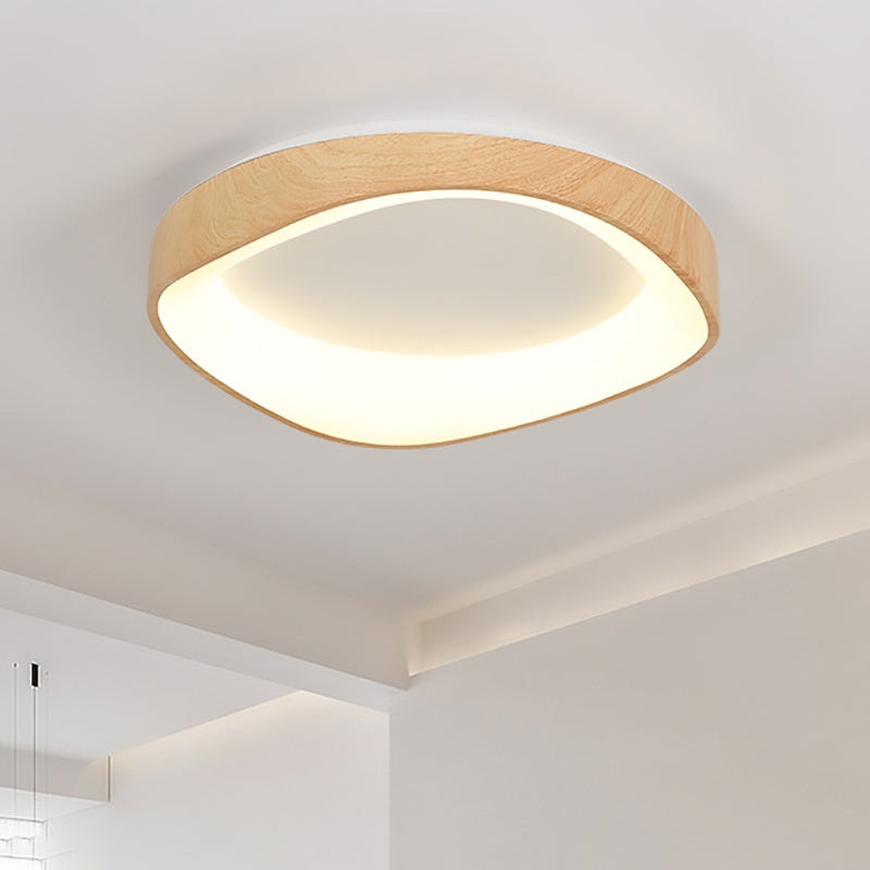 Nordic Wood Circle Ceiling Light