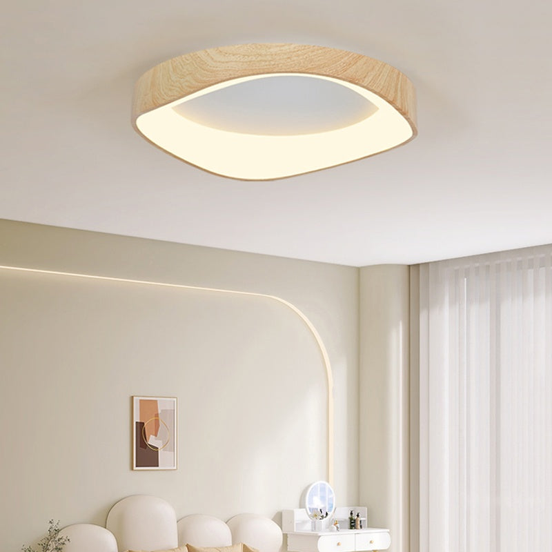 Nordic Wood Circle Ceiling Light