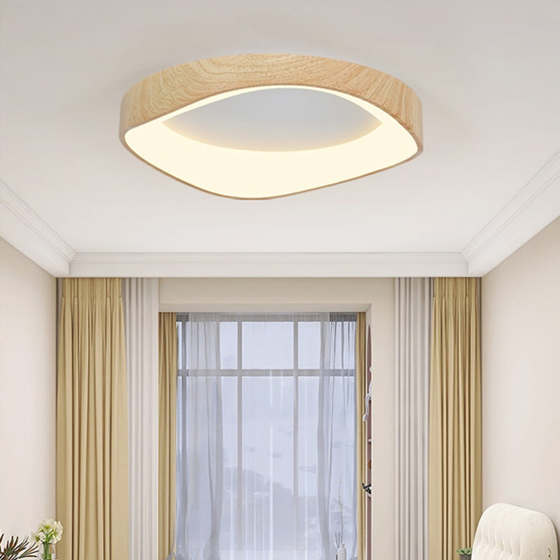 Nordic Wood Circle Ceiling Light