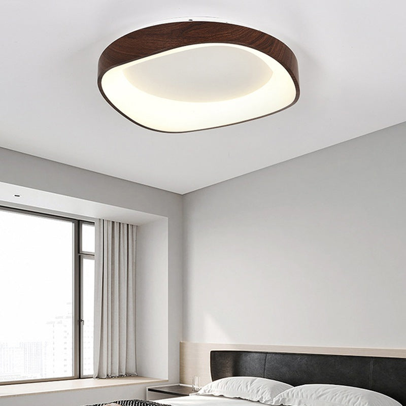 Nordic Wood Circle Ceiling Light