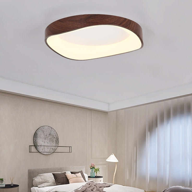 Nordic Wood Circle Ceiling Light