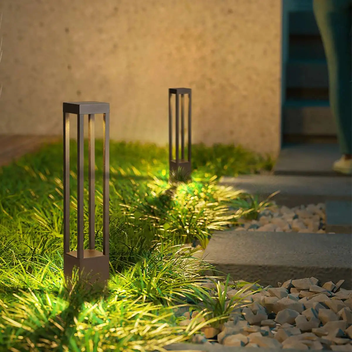 Cylindrical Lawn Outdoor Floor Lamp