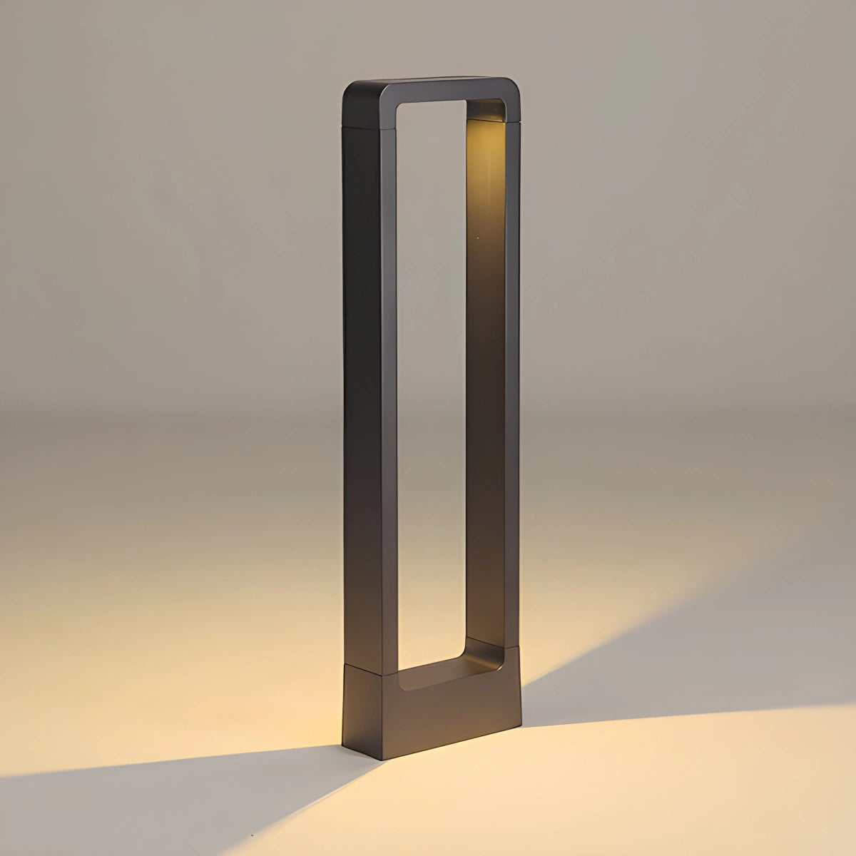 Solar Rectangular Outdoor Floor Lamp