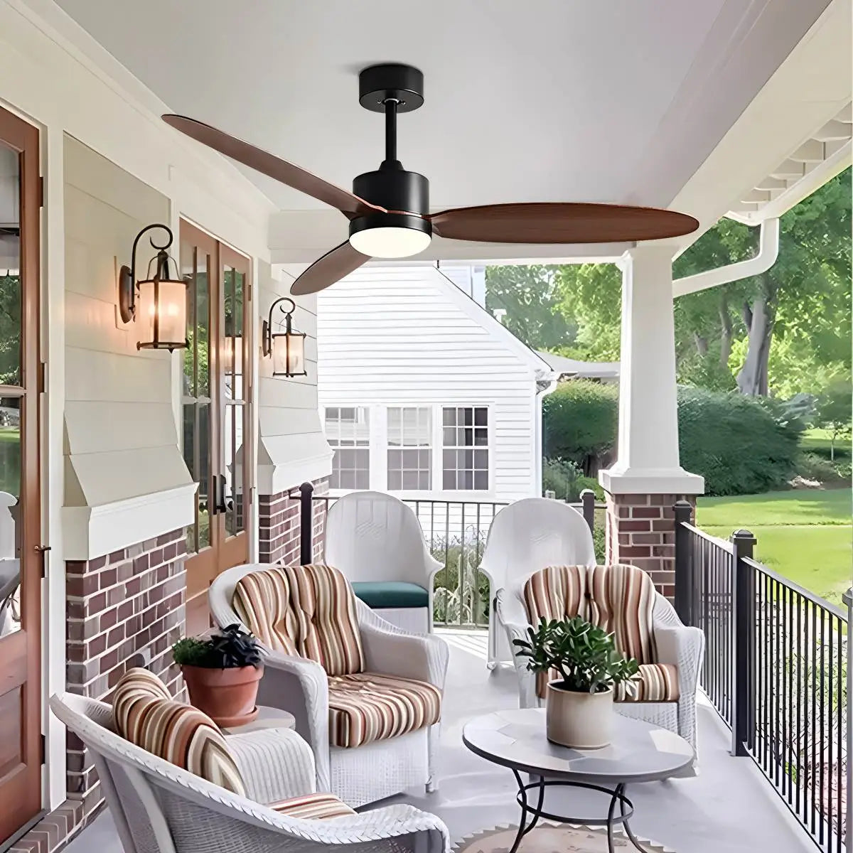 Antizer 3-Blade Ceiling Fan With Light for Bedroom