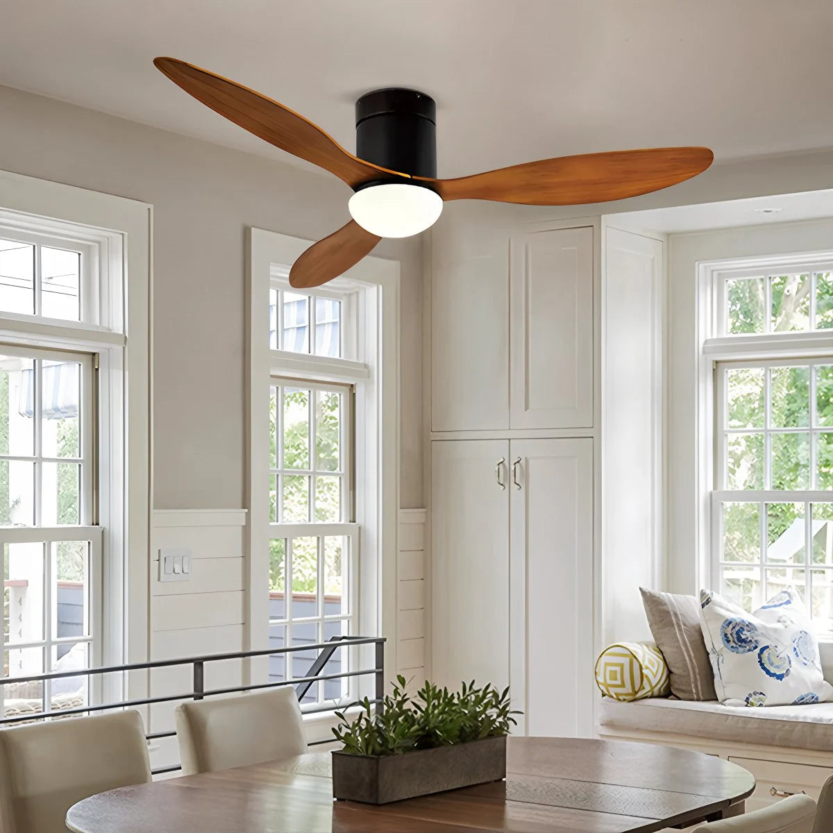 Antizer 3 Blade Modern Ceiling Fan with Light