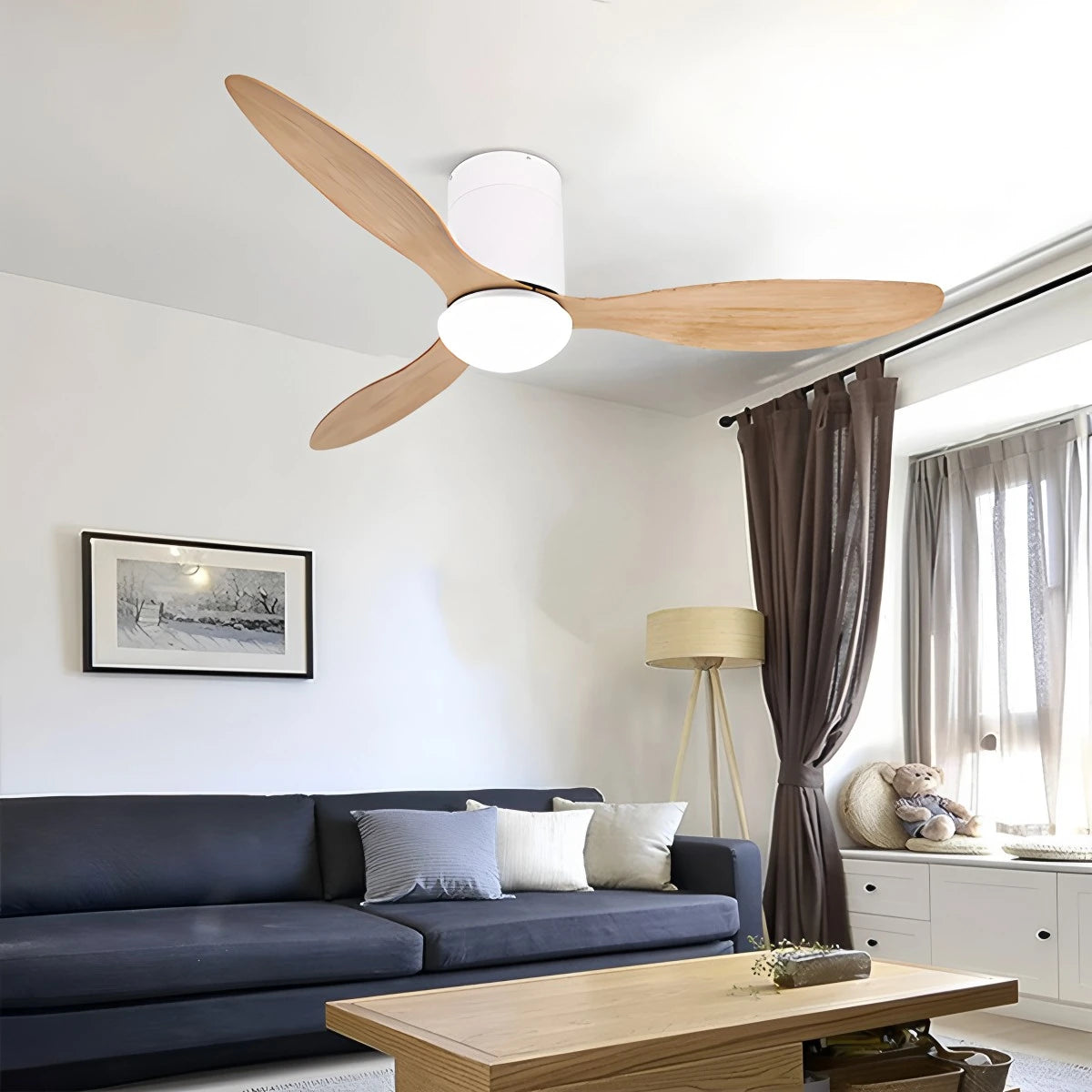 Antizer 3 Blade Modern Ceiling Fan with Light