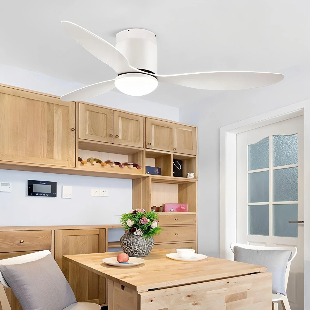 Antizer 3 Blade Modern Ceiling Fan with Light