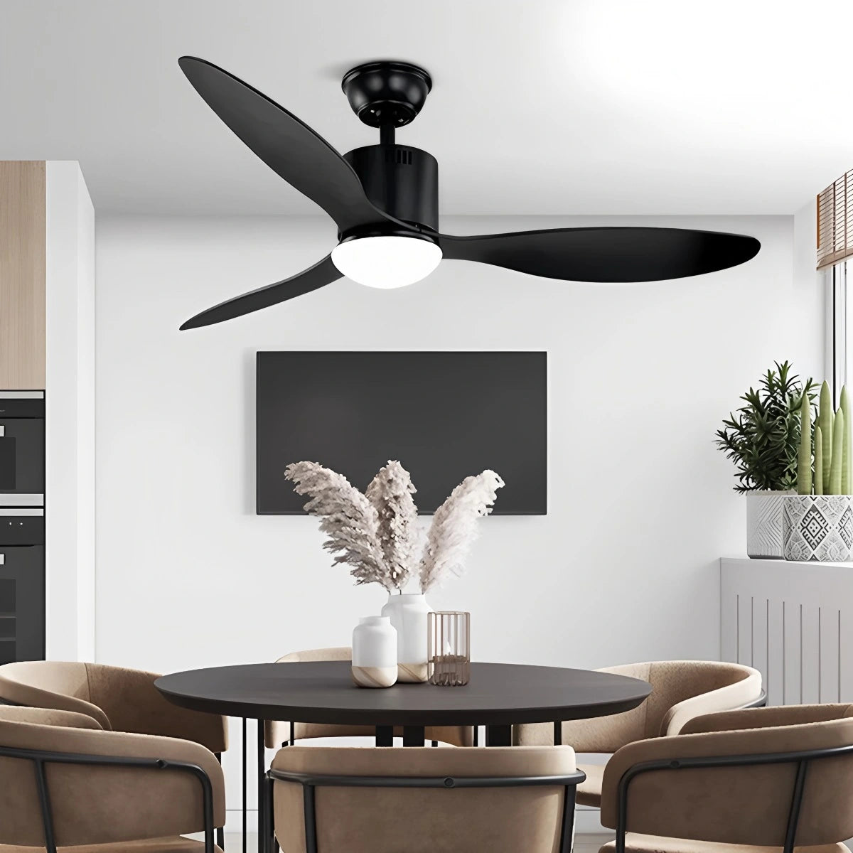 Antizer 3 Blade Modern Ceiling Fan with Light