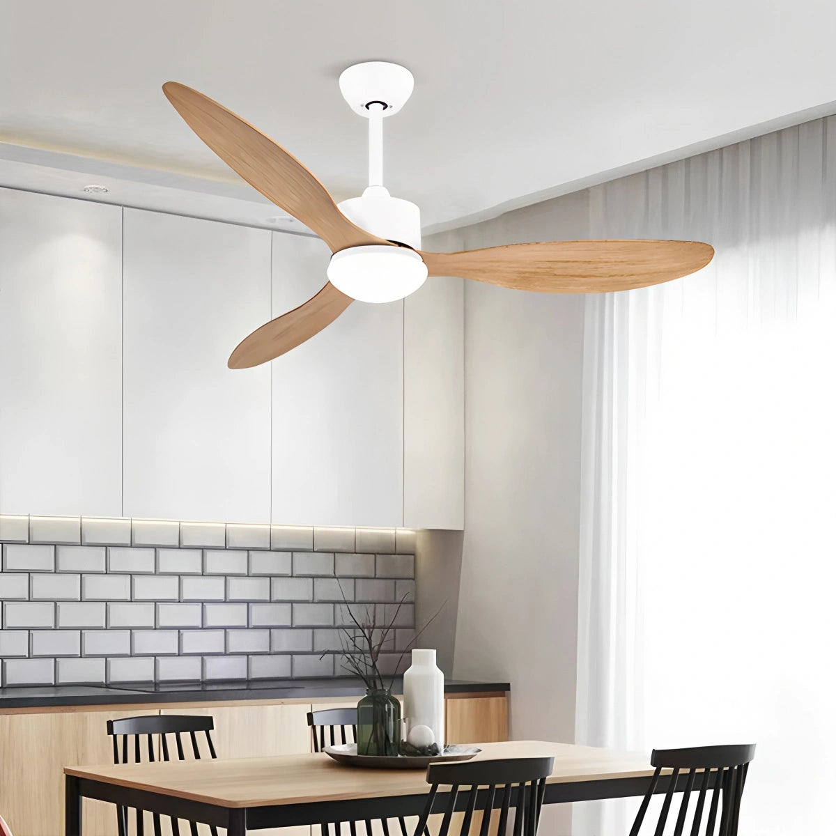 Antizer 3 Blade Modern Ceiling Fan with Light