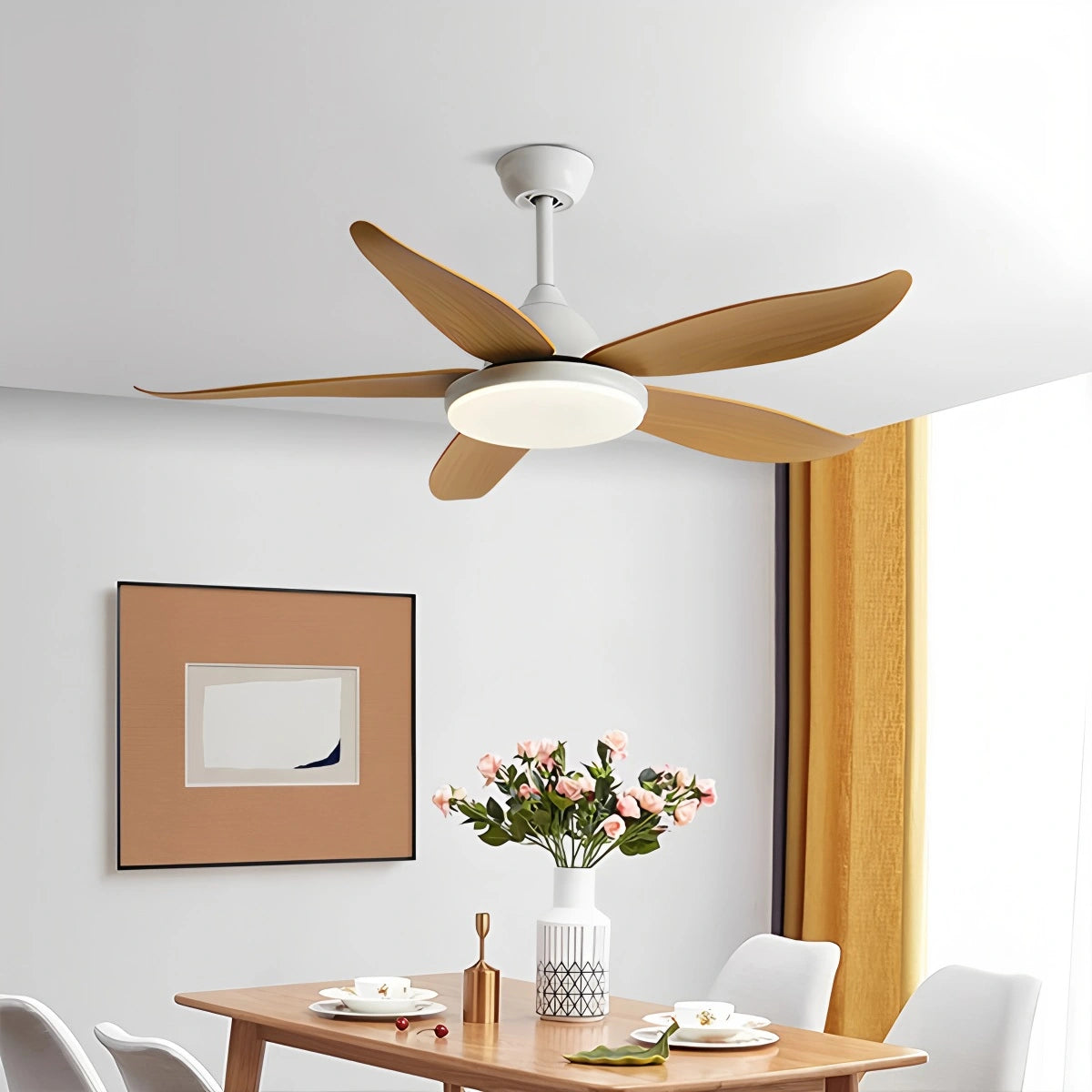 Antizer 5 Blade Contemporary Ceiling Fan Lamp