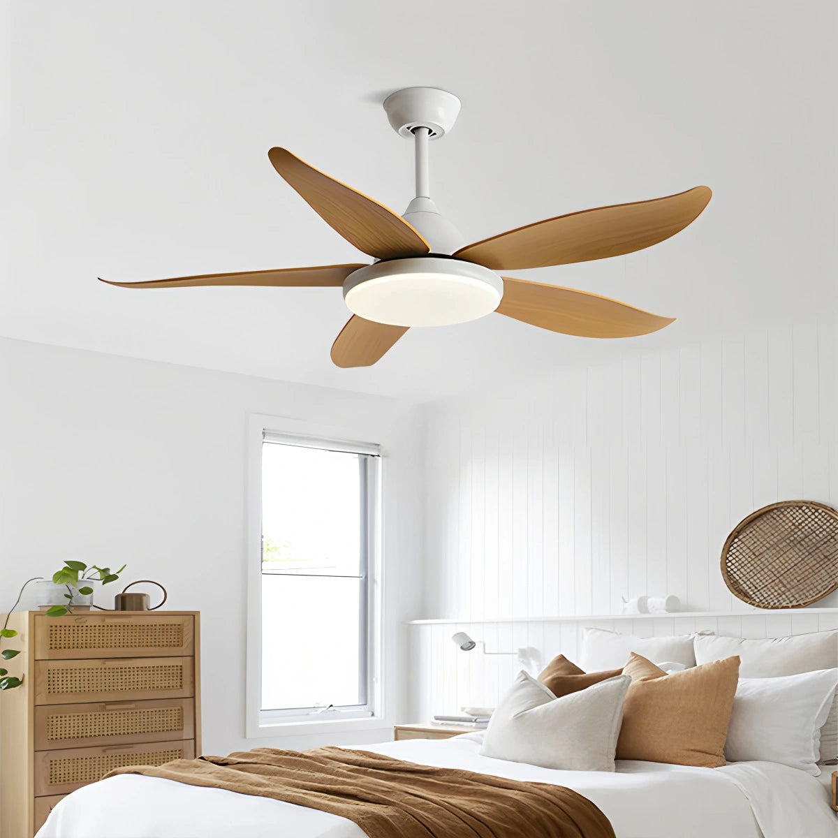 Antizer 5 Blade Contemporary Ceiling Fan Lamp