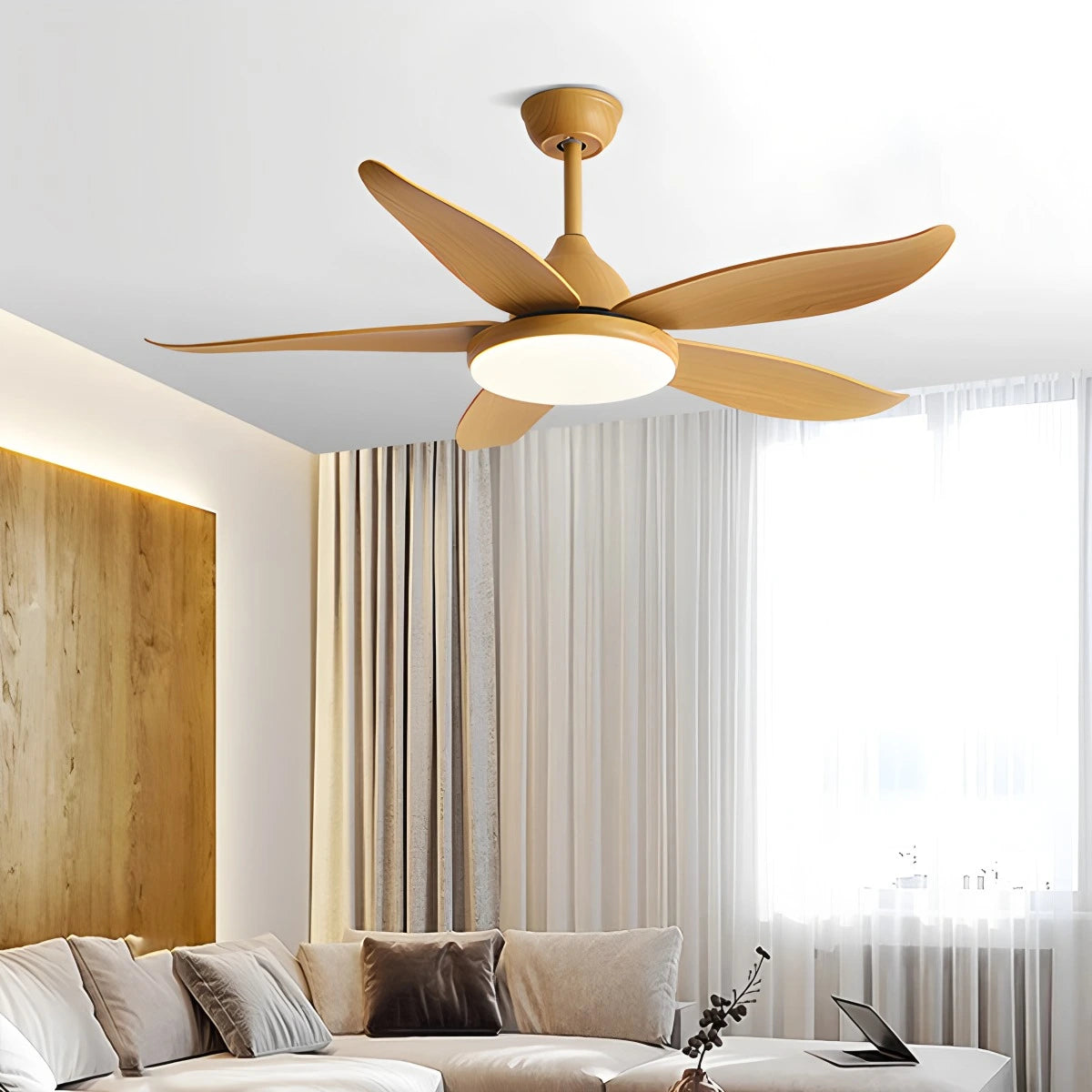 Antizer 5 Blade Contemporary Ceiling Fan Lamp