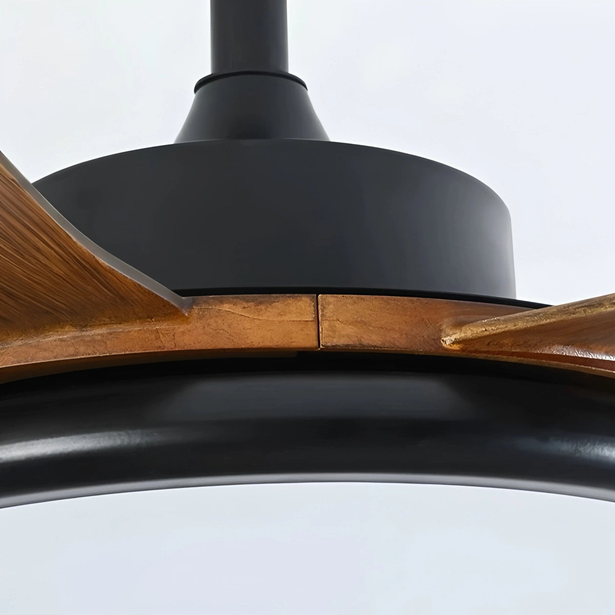 Antizer 5-Blade Wood Ceiling Fan with Light for Living Room