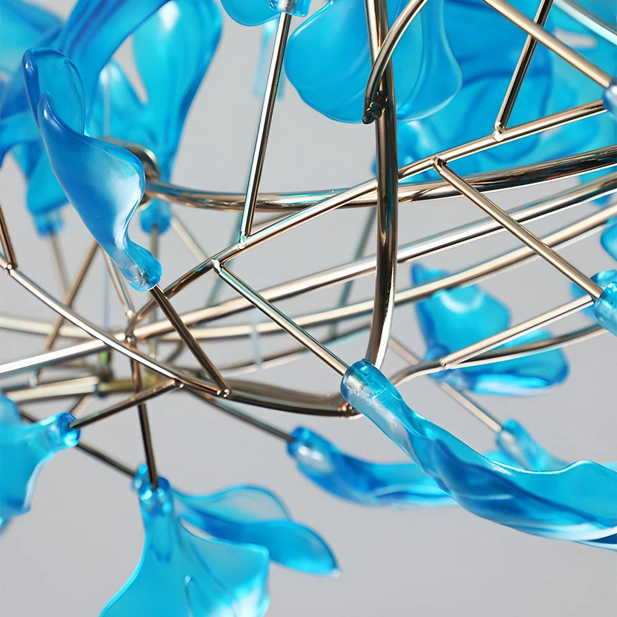 Antizer Acrylic Ginkgo Leaf Chandelier for Dining Area