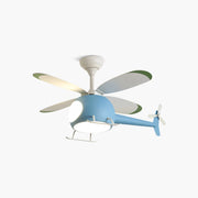 Antizer Airplane Ceiling Fan Lamp for Children’s Room