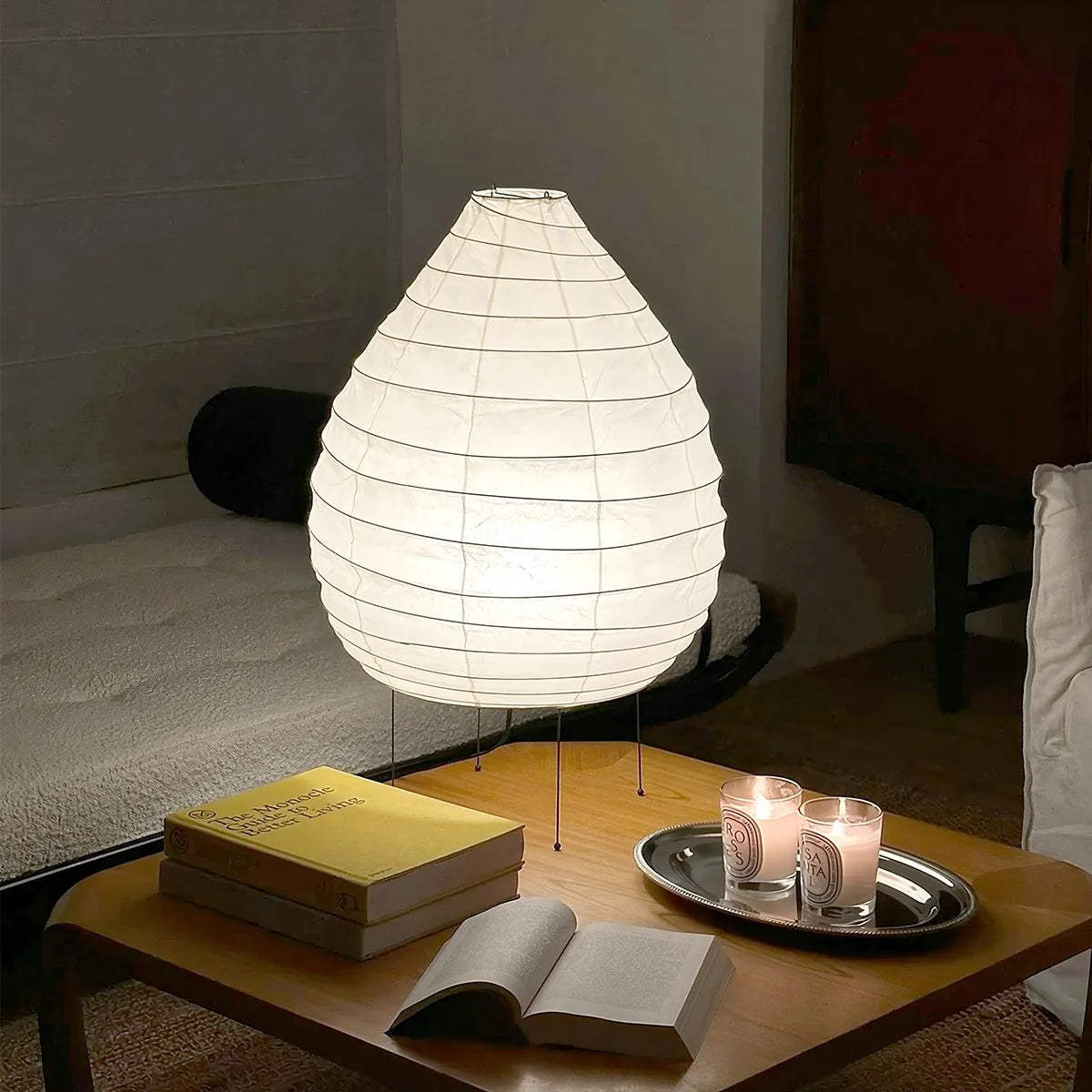 Antizer Akari 22N Rice Paper Table Lamp for Bedroom