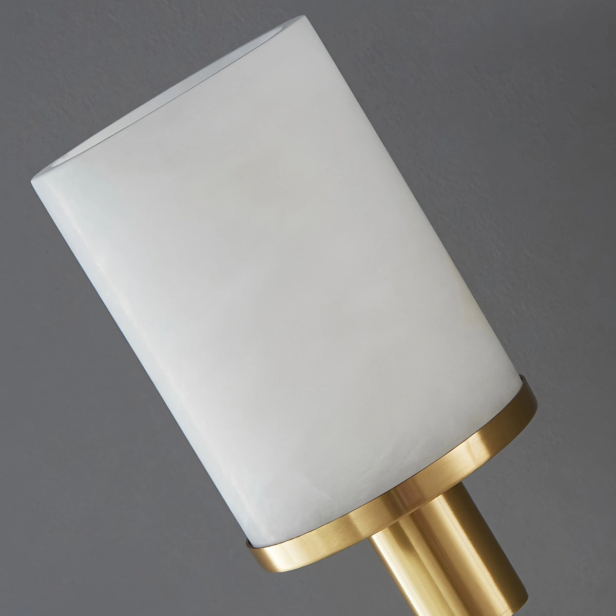 Antizer Alabaster Pillar Candle Wall Sconce