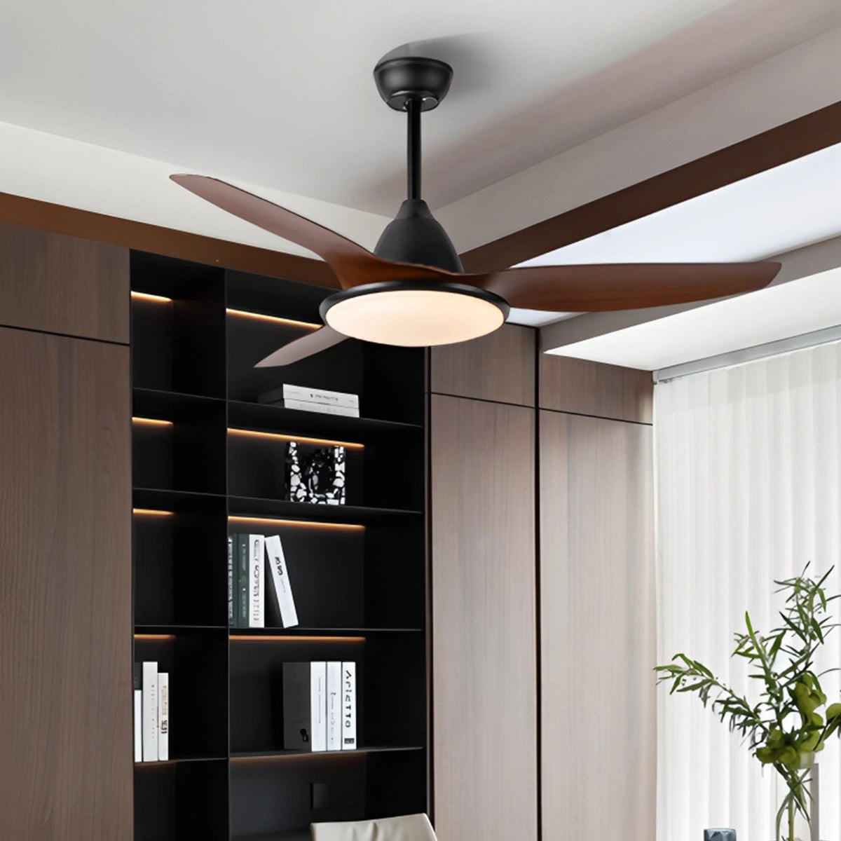 Antizer American Retro Ceiling Fan With Light