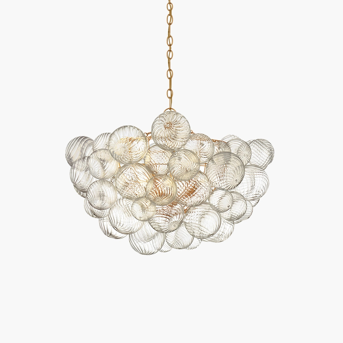 Antizer Vortex Glass Bubble Ball Chandelier