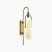Antizer Modern Arc Glass Wall Lamp for Bedroom