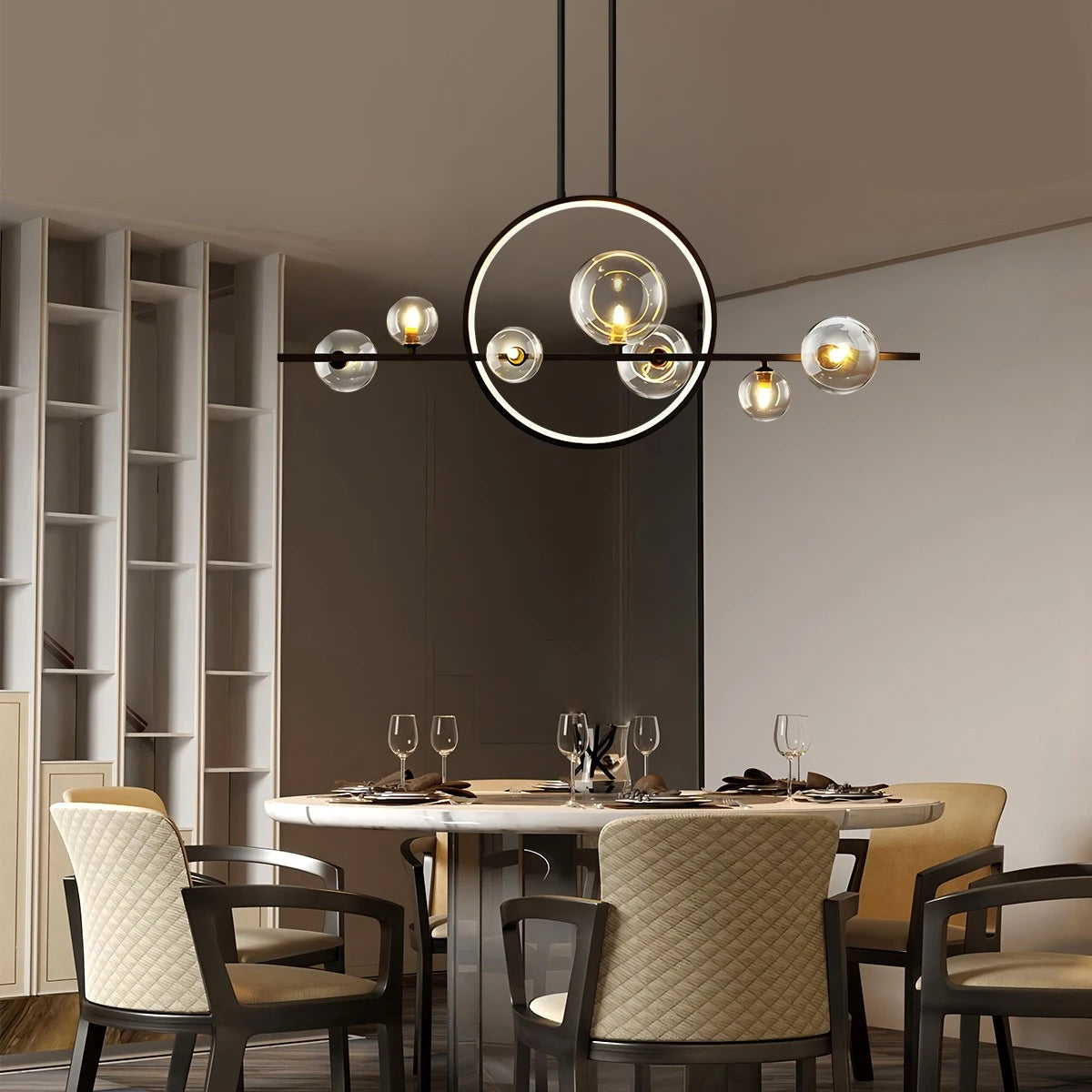 Antizer Archipelago Modern Glass Ball Chandelier