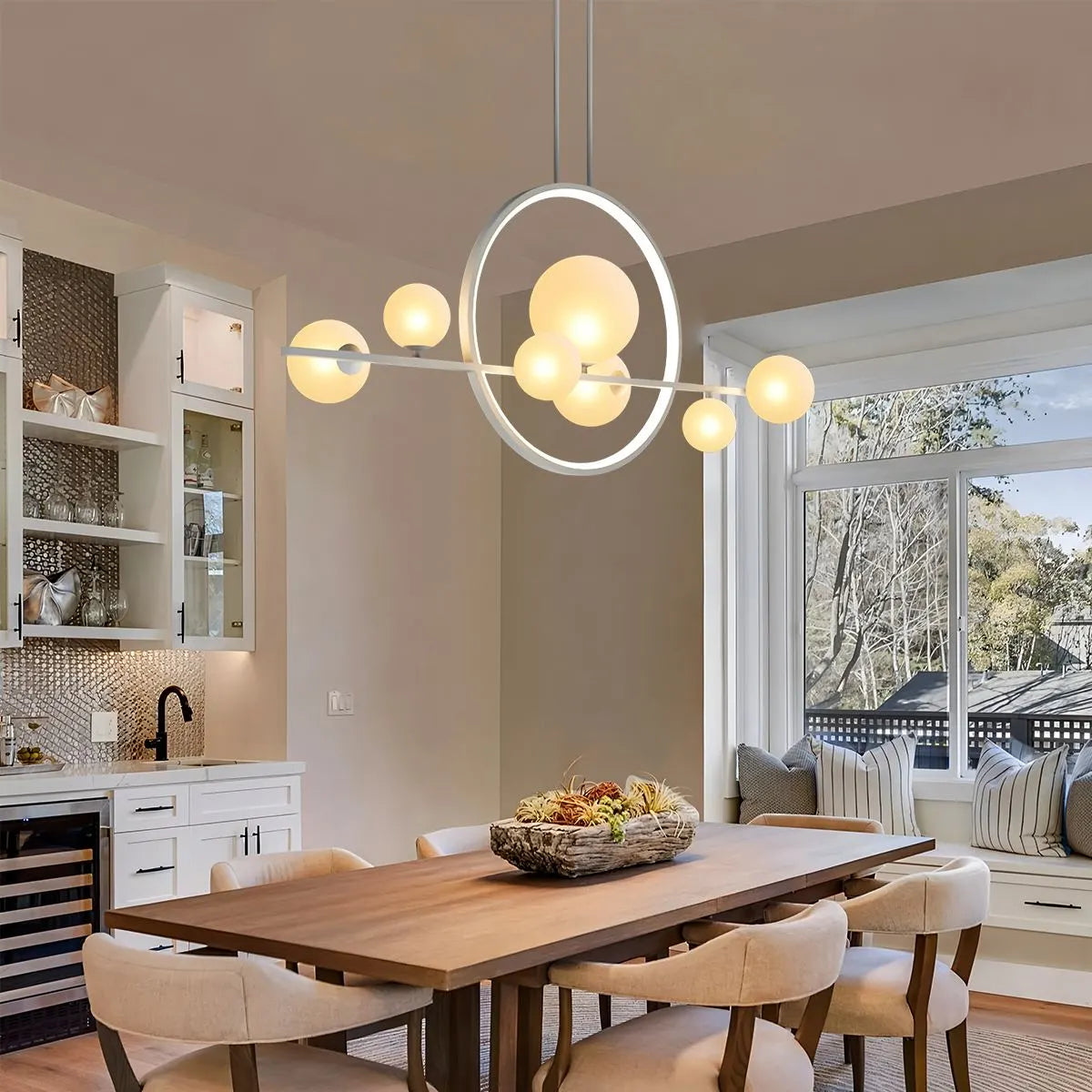 Antizer Archipelago Modern Glass Ball Chandelier