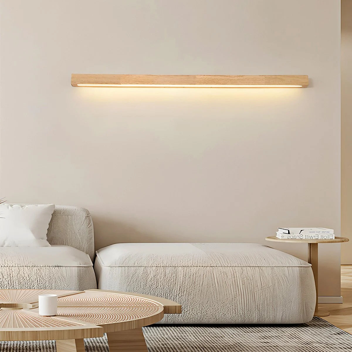 Antizer Arlo Linear Wood Wall Light for Hallway