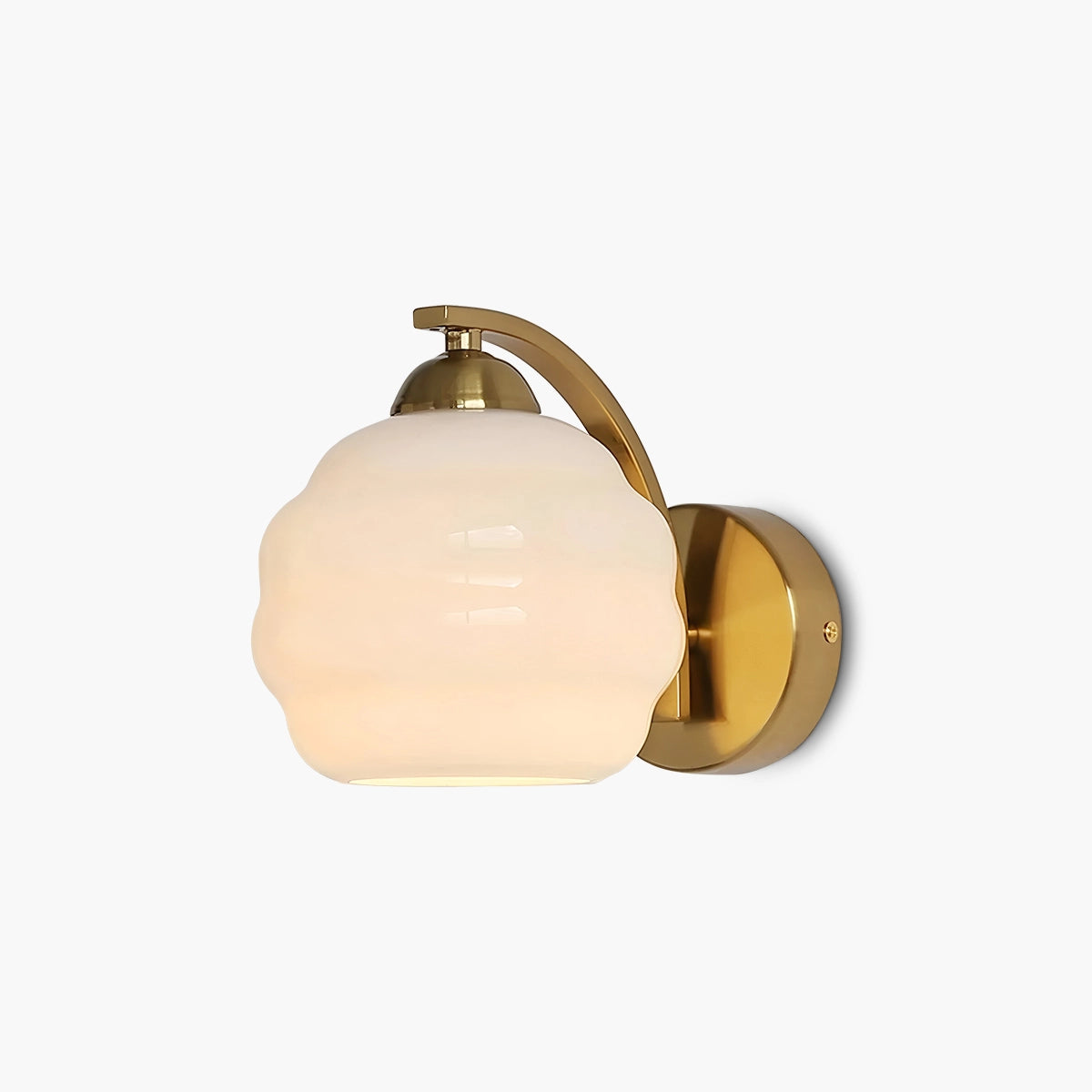 Antizer Art Deco Vintage Glass Wall Lamp
