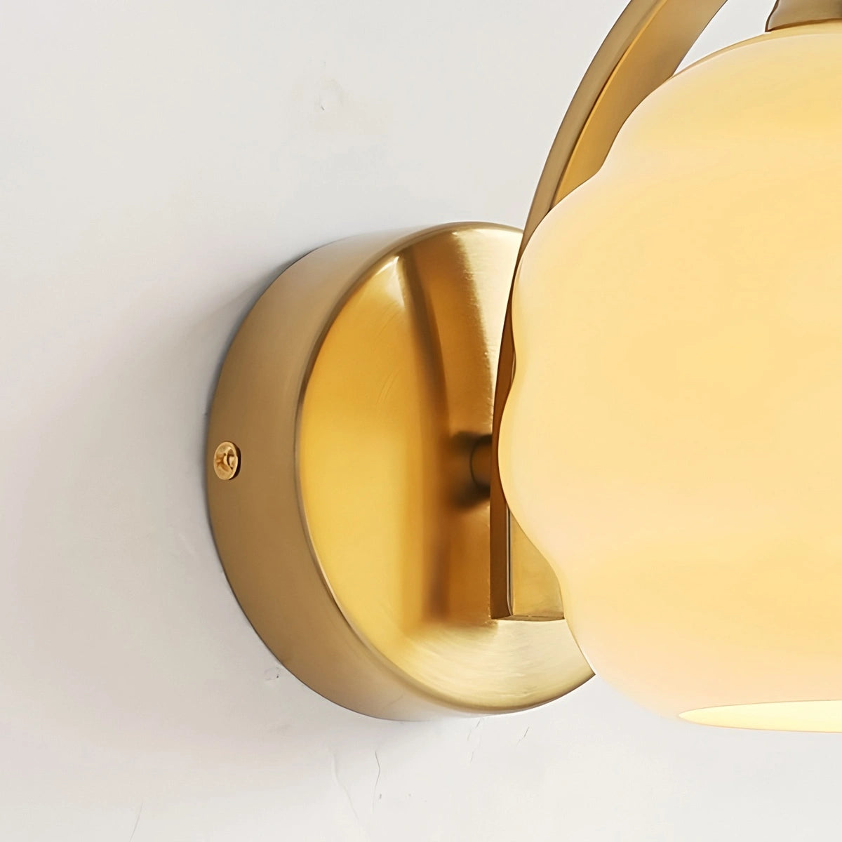 Antizer Art Deco Vintage Glass Wall Lamp