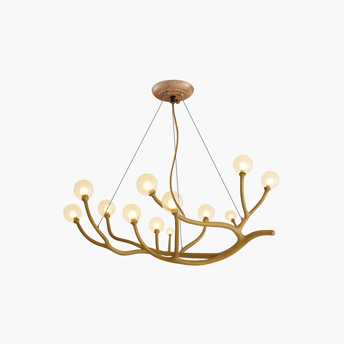 Antizer Arvore Branch Glass Chandelier for Dining Room