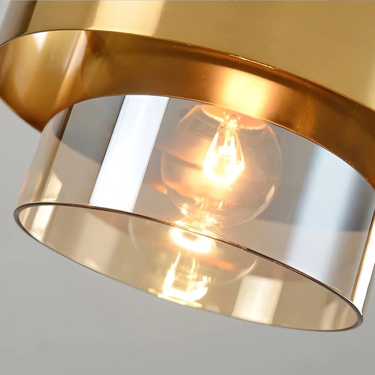 Antizer Azenor Cylindrical Glass Pendant Light for Bedroom