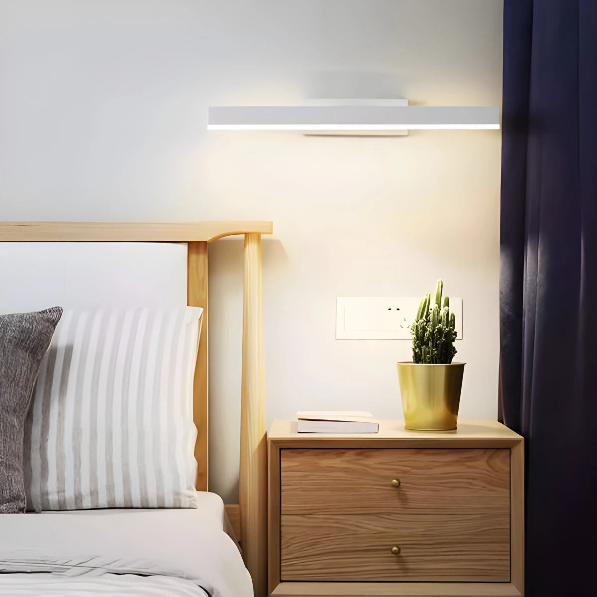 Antizer Bedroom Edge Rotatable Wall Sconce