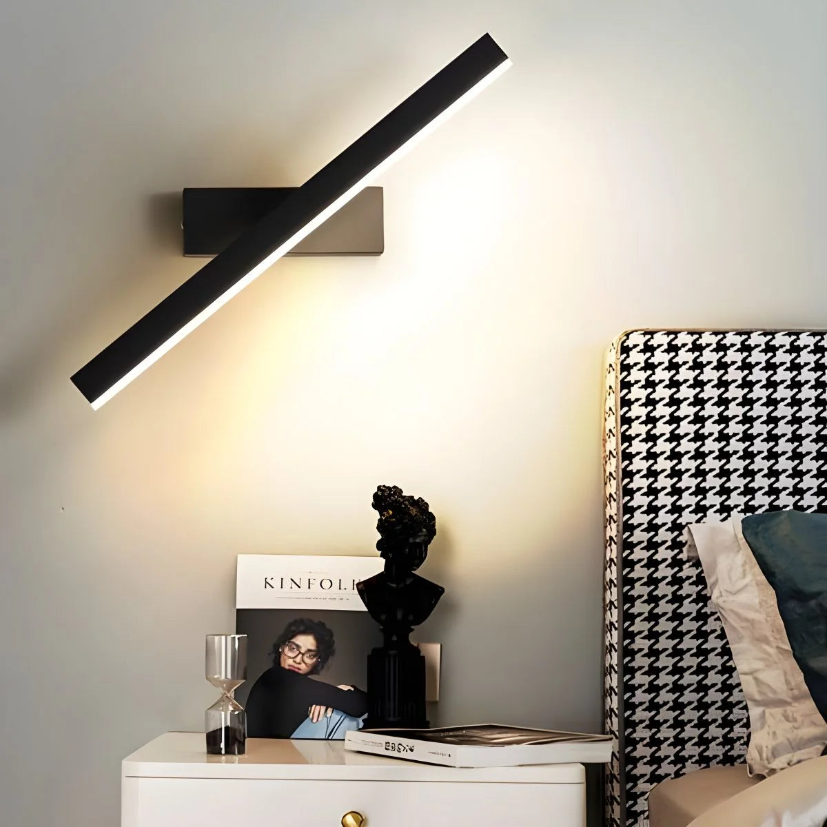 Antizer Bedroom Edge Rotatable Wall Sconce