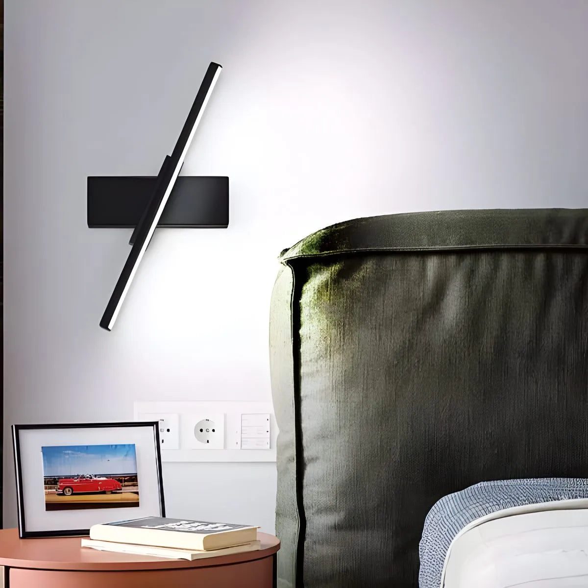 Antizer Bedroom Edge Rotatable Wall Sconce