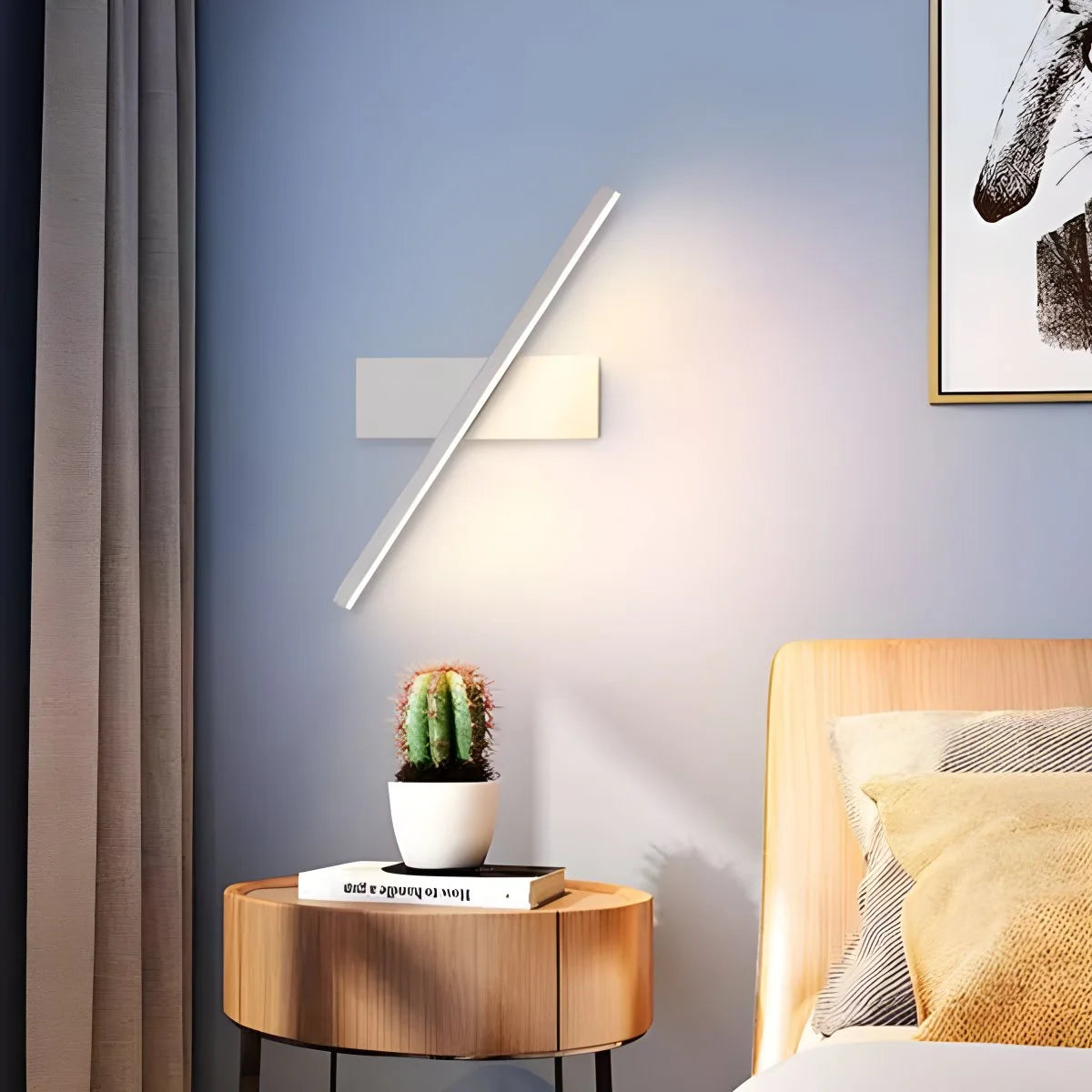 Antizer Bedroom Edge Rotatable Wall Lamp