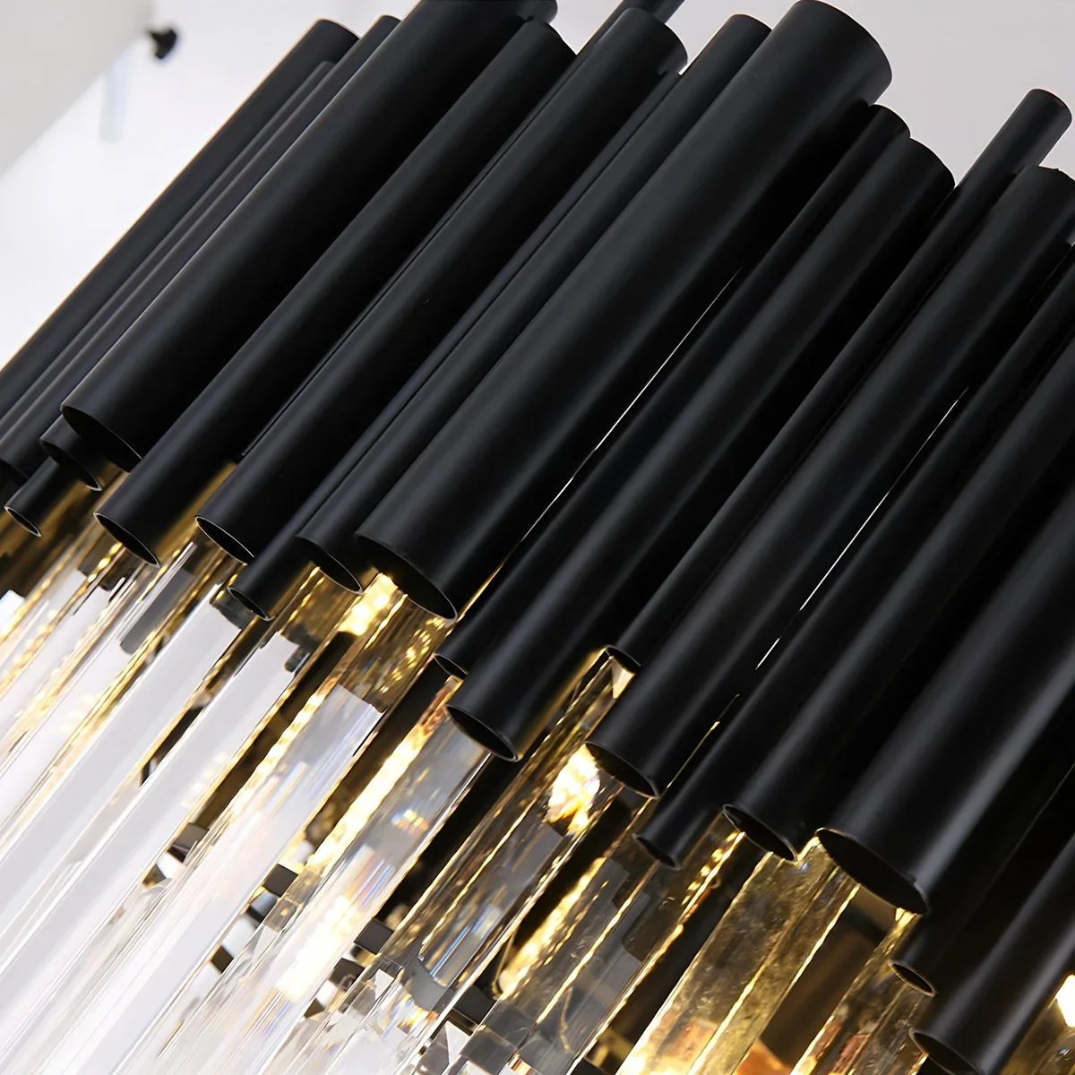 Antizer Mystique Black Crystal LED Chandelier