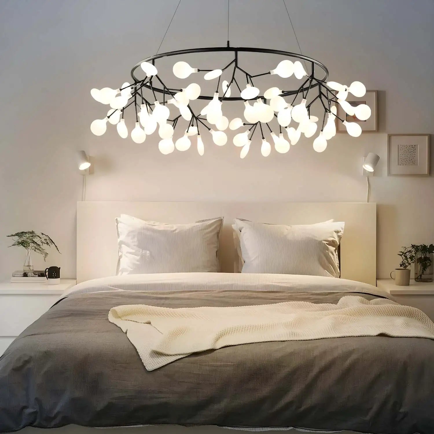 Antizer Black Firefly LED Chandelier
