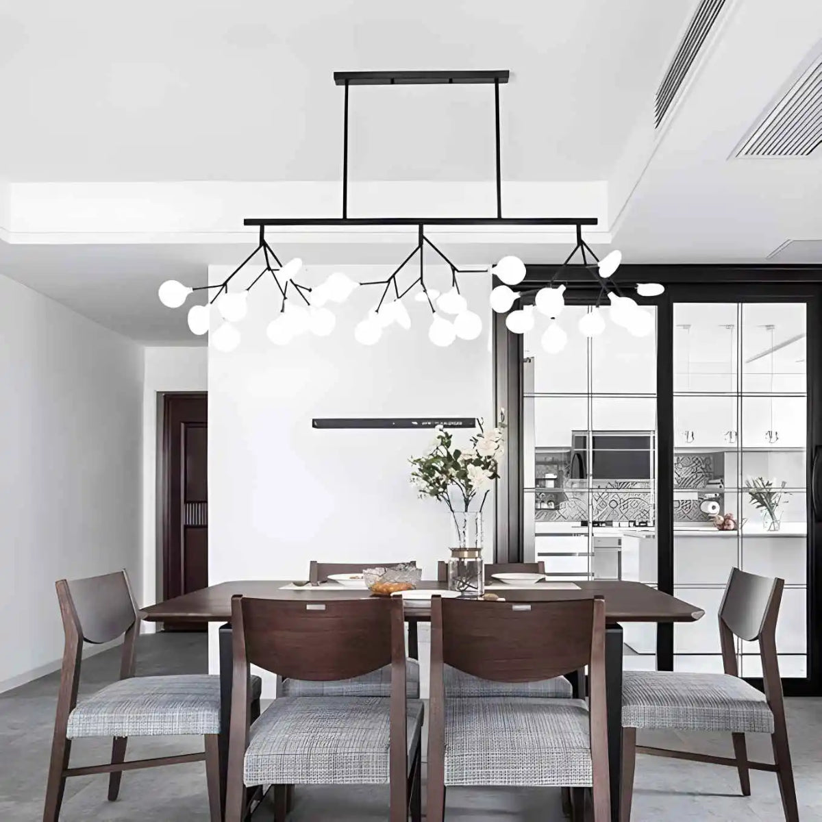 Antizer Black Firefly LED Chandelier